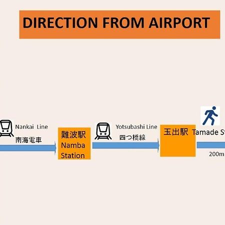 Appartamento 玉出205 Wifi付 玉出駅から徒歩2分 地下鉄難波迄8分 Osaka Esterno foto